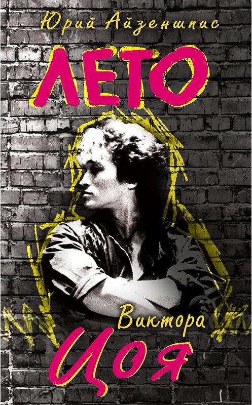 Обложка книги «Лето Виктора Цоя» автора Юрия Айзеншписа издание 2018 года. ISBN 9785907028678.