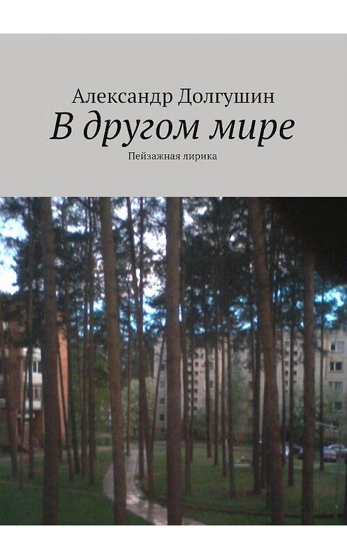 Обложка книги «В другом мире» автора Александра Долгушина. ISBN 9785447450519.