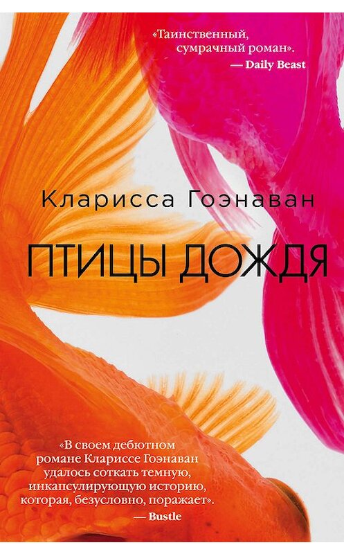 Обложка книги «Птицы дождя» автора Кларисси Гоэнавана издание 2019 года. ISBN 9785041049256.