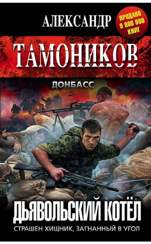 Обложка книги «Дьявольский котёл» автора Александра Тамоникова издание 2015 года. ISBN 9785699827190.