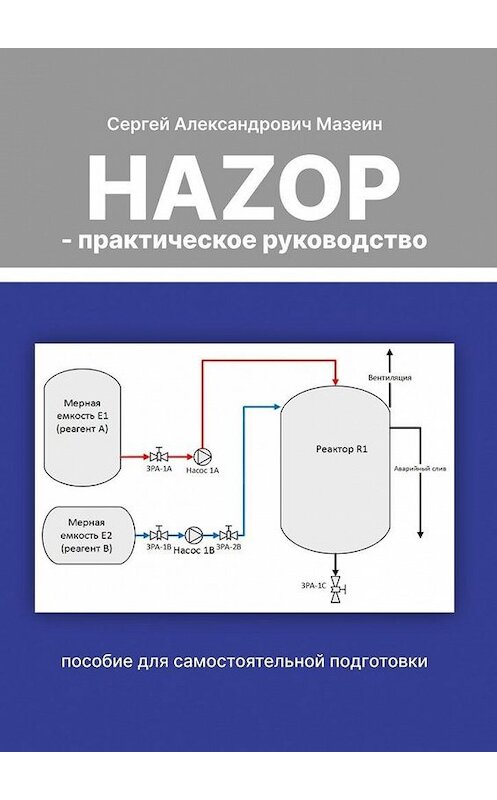 Обложка книги «HAZOP – практическое руководство» автора Сергея Мазеина. ISBN 9785449895653.