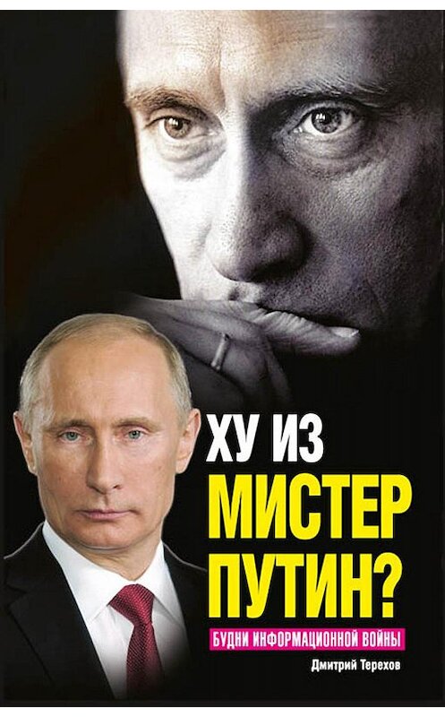 Обложка книги «Ху из мистер Путин? Будни информационной войны» автора Дмитрия Терехова издание 2014 года. ISBN 9785957327707.