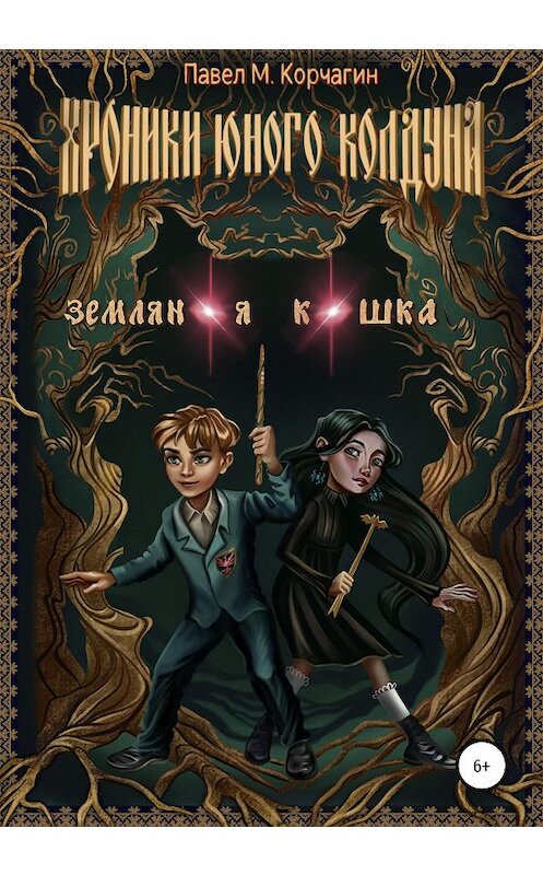 Обложка книги «Хроники юного колдуна: Земляная кошка» автора Павела Корчагина издание 2020 года. ISBN 9785532036239.