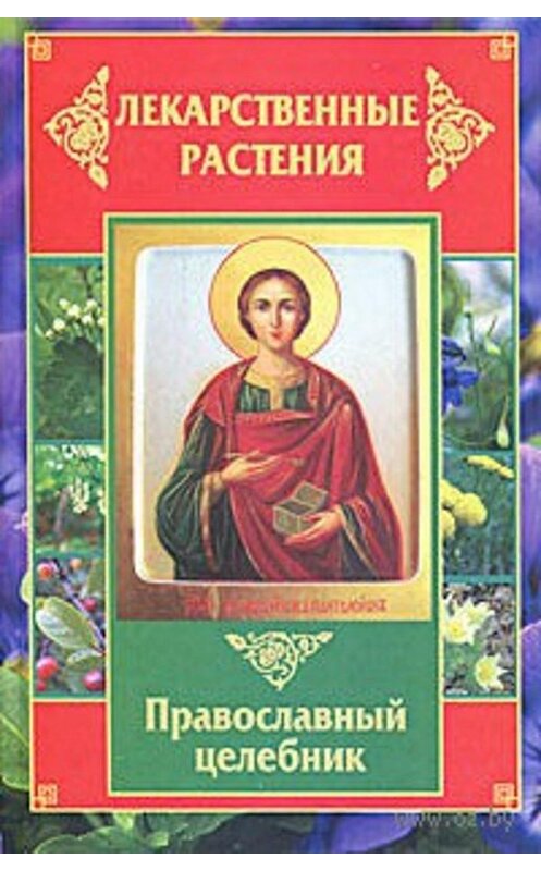 Обложка книги «Лекарственные растения. Православный целебник» автора Татьяны Литвиновы издание 2011 года. ISBN 9785170744596.