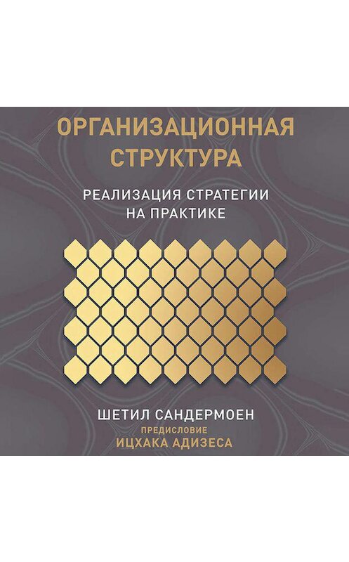 Обложка аудиокниги «Организационная структура» автора Шетила Сандермоена. ISBN 9789179895327.