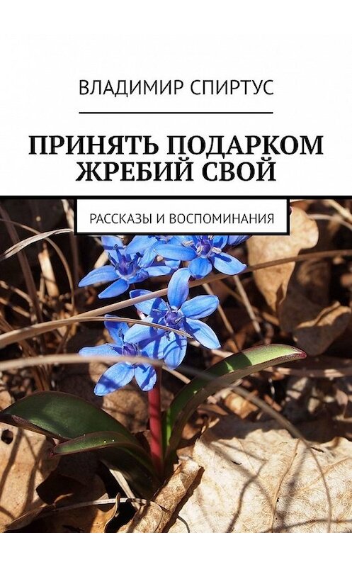 Обложка книги «Принять подарком жребий свой. Рассказы и воспоминания» автора Владимира Спиртуса. ISBN 9785449386441.