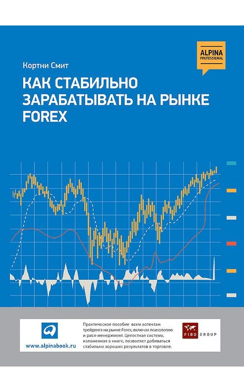 Обложка книги «Как стабильно зарабатывать на рынке FOREX» автора Кортни Смита издание 2012 года. ISBN 9785961425772.