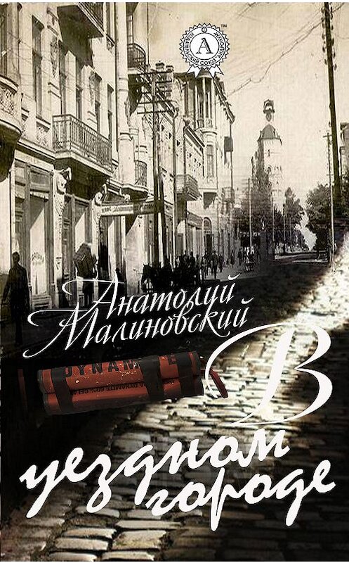 Обложка книги «В уездном городе» автора Анатолия Малиновския издание 2016 года. ISBN 9781387715145.