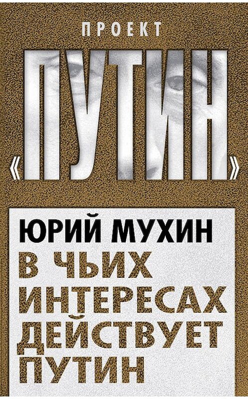 Обложка книги «В чьих интересах действует Путин» автора Юрия Мухина издание 2016 года. ISBN 9785906861306.