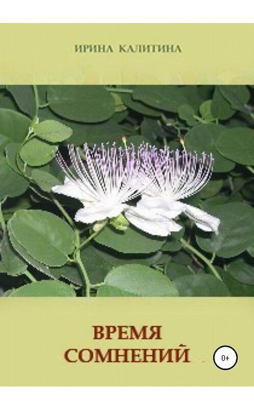 Обложка книги «Время сомнений» автора Ириной Калитины издание 2020 года.