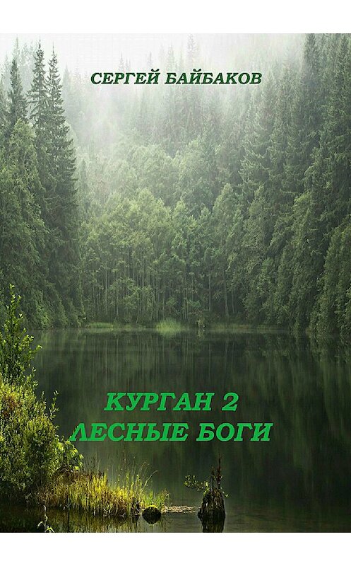 Обложка книги «Курган 2. Лесные Боги» автора Сергея Байбакова издание 2018 года.