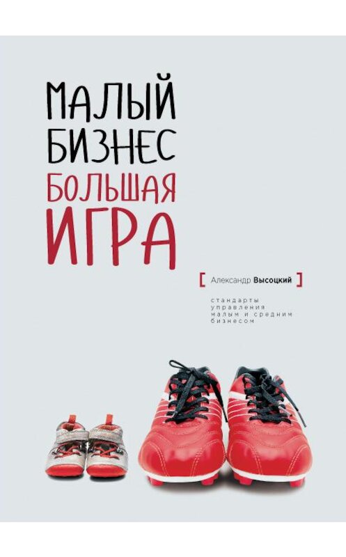 Обложка книги «Малый Бизнес. Большая игра» автора Александра Высоцкия издание 2018 года. ISBN 9789662022704.