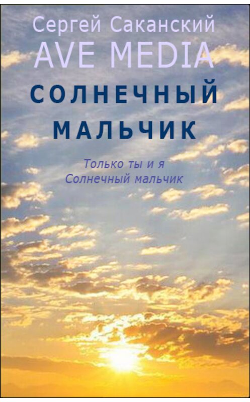 Обложка книги «Солнечный мальчик» автора Сергея Саканския издание 2008 года.