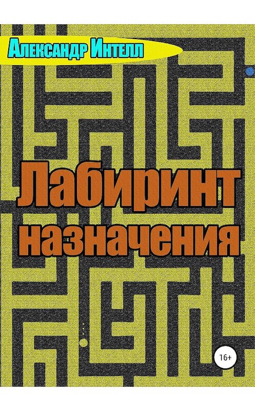 Обложка книги «Лабиринт назначения» автора Александра Интелла издание 2019 года.