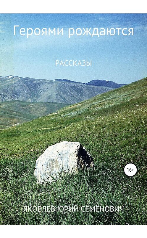 Обложка книги «Героями рождаются. Сборник рассказов» автора Юрия Яковлева издание 2020 года.