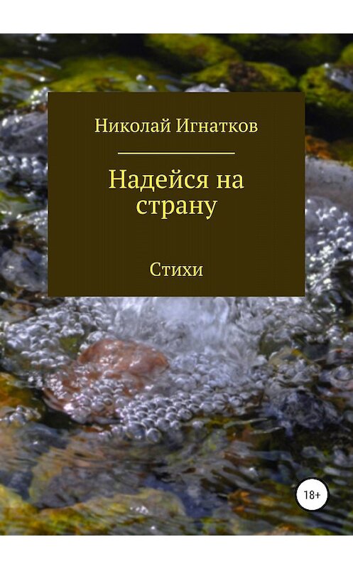 Обложка книги «Надейся на страну. Сборник стихотворений» автора Николая Игнаткова издание 2018 года.