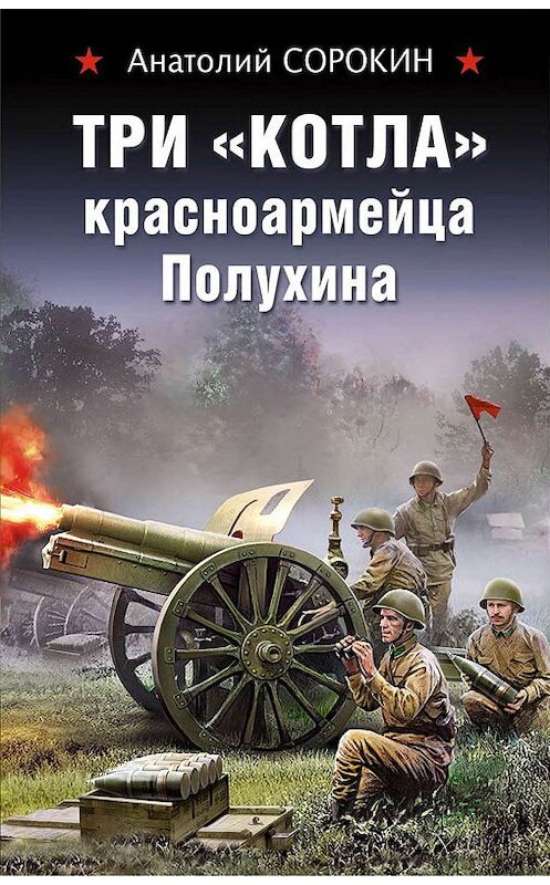Обложка книги «Три «котла» красноармейца Полухина» автора Анатолия Сорокина издание 2019 года. ISBN 9785604091975.