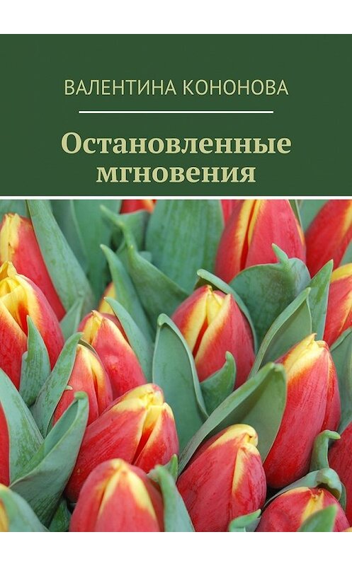 Обложка книги «Остановленные мгновения» автора Валентиной Кононовы. ISBN 9785449076540.