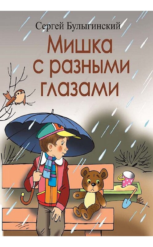 Обложка книги «Мишка с разными глазами» автора Сергея Булыгинския издание 2019 года. ISBN 9785907254398.