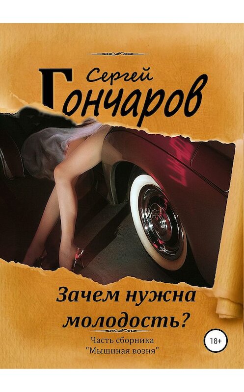 Обложка книги «Зачем нужна молодость?» автора Сергея Гончарова издание 2019 года.