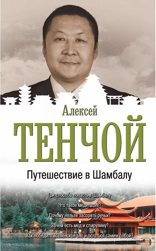Обложка книги «Путешествие в Шамбалу» автора Алексея Тенчоя. ISBN 9785171157869.