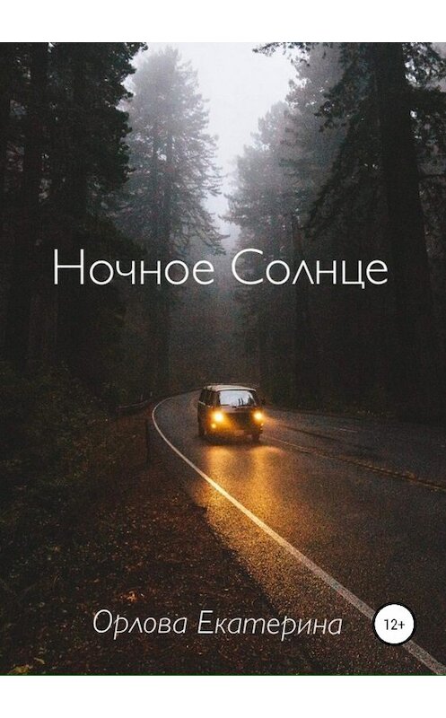 Обложка книги «Ночное Солнце» автора Екатериной Орловы издание 2019 года.