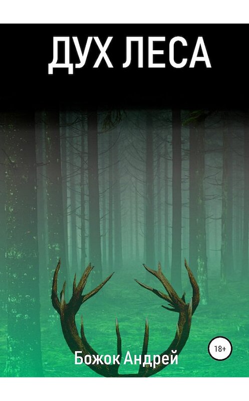 Обложка книги «Дух Леса» автора Андрея Божока издание 2018 года.