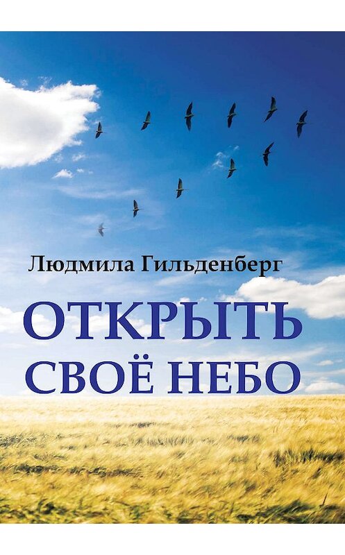 Обложка книги «Открыть своё небо» автора Людмилы Гильденберга издание 2019 года. ISBN 9785996502622.