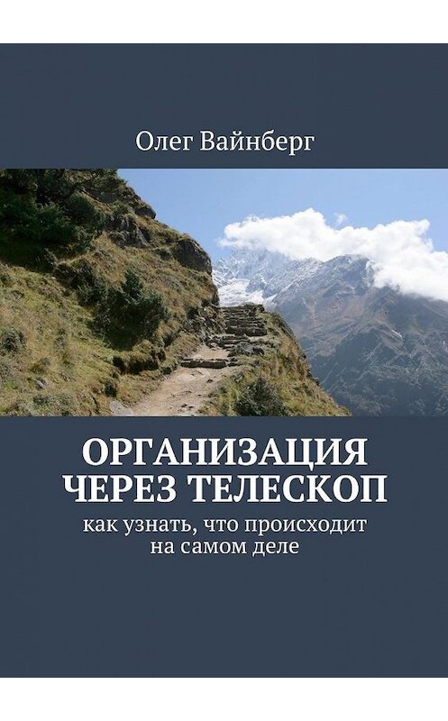 Обложка книги «Организация через телескоп. Как узнать, что происходит на самом деле» автора Олега Вайнберга. ISBN 9785449080974.