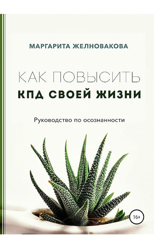 Обложка книги «Как повысить КПД своей жизни» автора Маргарити Желноваковы издание 2020 года.