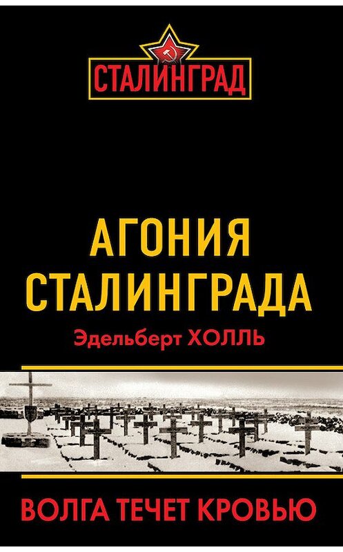 Обложка книги «Агония Сталинграда. Волга течет кровью» автора Эдельберт Холли издание 2013 года. ISBN 9785995505075.