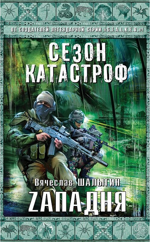 Обложка книги «Zападня» автора Вячеслава Шалыгина издание 2013 года. ISBN 9785699667451.