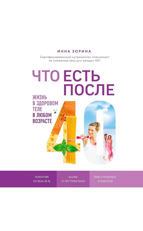 Обложка аудиокниги «Что есть после 40. Жизнь в здоровом теле в любом возрасте» автора Инны Зорины.