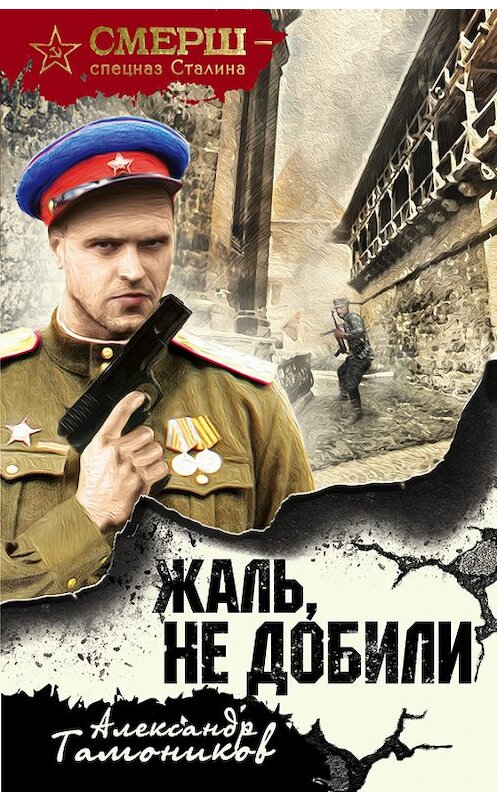 Обложка книги «Жаль, не добили» автора Александра Тамоникова издание 2017 года. ISBN 9785699970148.