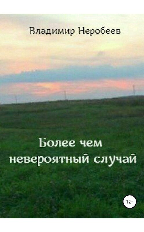 Обложка книги «Более чем невероятный случай» автора Владимира Неробеева издание 2018 года.