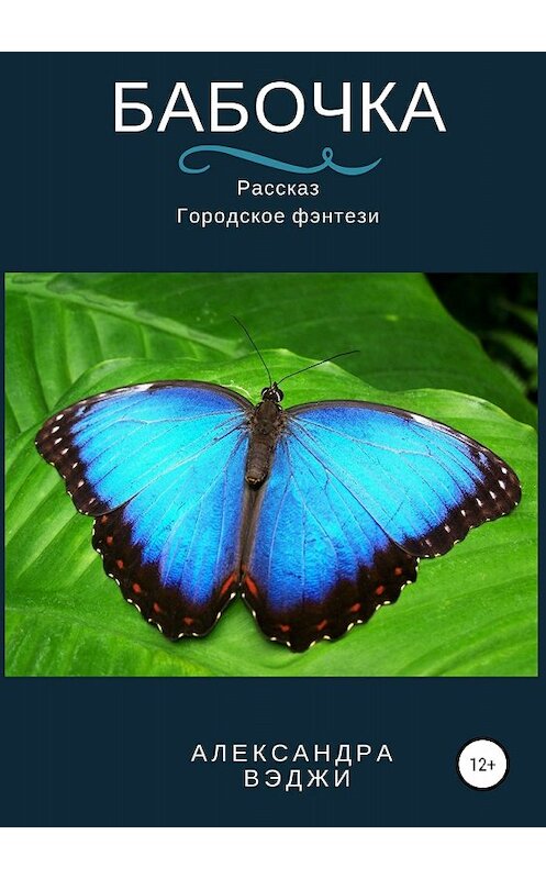 Обложка книги «Бабочка» автора Александры Вэджи издание 2018 года.
