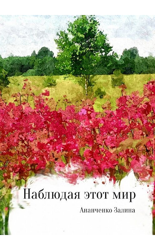 Обложка книги «Наблюдая этот мир» автора Залиной Ананченко. ISBN 9785448399299.