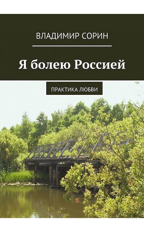 Обложка книги «Я болею Россией» автора Владимира Сорина. ISBN 9785447436070.