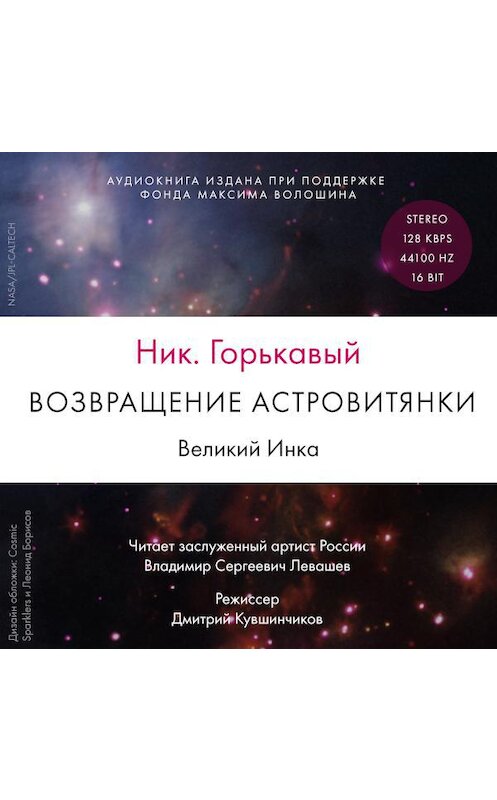 Обложка аудиокниги «Возвращение астровитянки. Книга 1. Великий Инка» автора Николая Горькавый. ISBN 9785961452020.