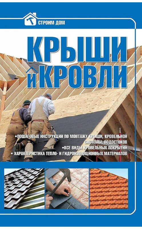 Обложка книги «Крыши и кровли» автора Владимира Жабцева издание 2010 года. ISBN 9789851691308.