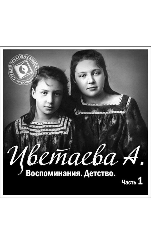 Обложка аудиокниги «Воспоминания. Часть первая. Детство» автора Анастасии Цветаевы.