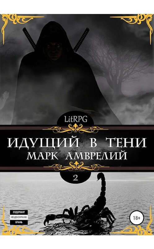 Обложка книги «Идущий в тени-2» автора Марка Амврелия издание 2020 года.