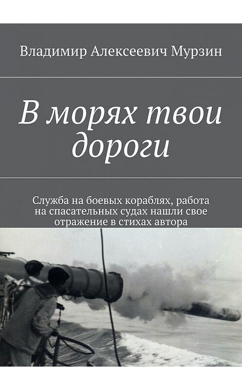 Обложка книги «В морях твои дороги» автора Владимира Мурзина. ISBN 9785448386428.