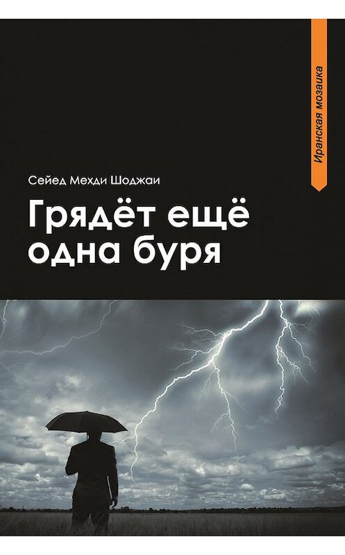 Обложка книги «Грядет еще одна буря» автора Сейед Мехди Шоджаи издание 2015 года. ISBN 9785906016683.
