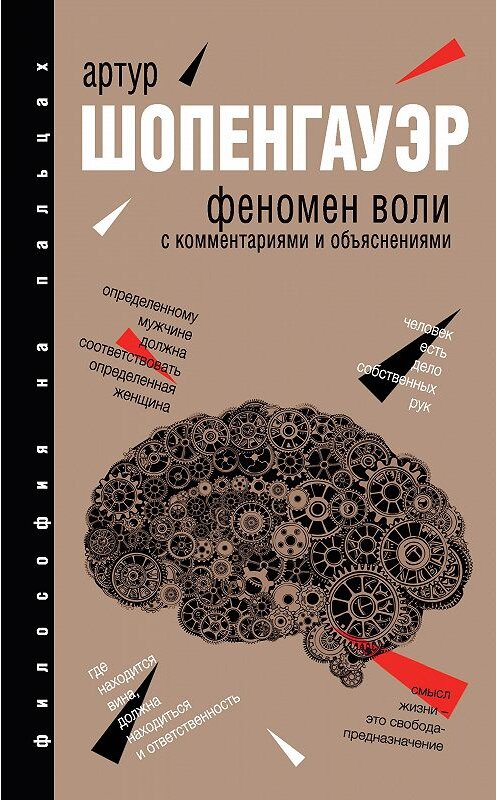 Обложка книги «Феномен воли» автора Артура Шопенгауэра издание 2016 года. ISBN 9785170973231.