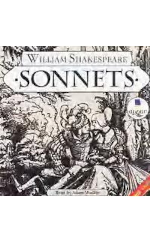 Обложка аудиокниги «The Sonnets» автора Уильяма Шекспира. ISBN 4607031754559.