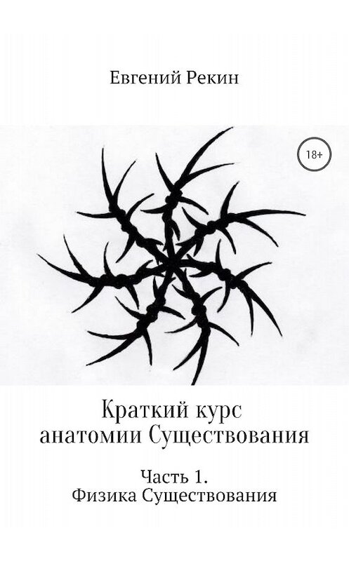 Обложка книги «Краткий курс анатомии Существования. Часть 1. Физика Существования» автора Евгеного Рекина издание 2018 года.