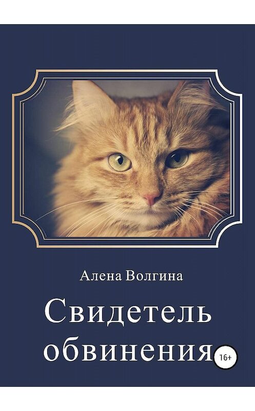 Обложка книги «Свидетель обвинения. Сборник рассказов» автора Алены Волгины издание 2019 года.