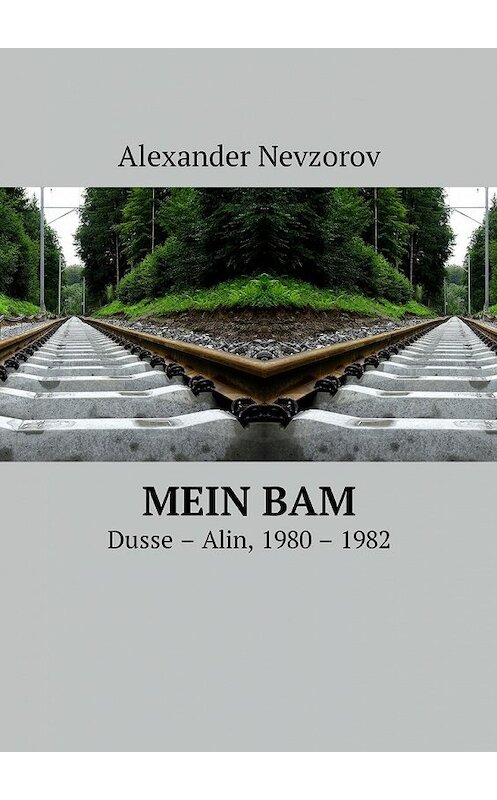 Обложка книги «Mein BAM. Dusse—Alin, 1980—1982» автора Александра Невзорова. ISBN 9785449038548.