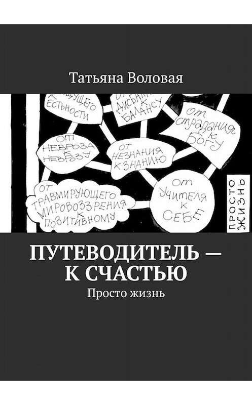 Обложка книги «Путеводитель – к счастью. Просто жизнь» автора Татьяны Воловая. ISBN 9785449694195.